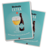 Westmalle Extra - aluminium wandbord